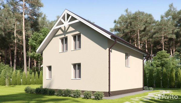 Проект дома для ипотеки и строительства - 134,1 м2