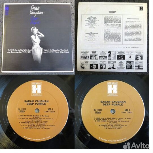 Sarah Vaughan Vinyl Jazz Japan US