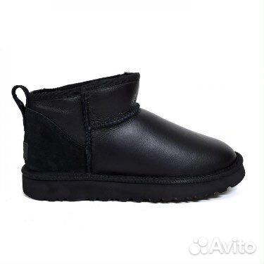 Угги UGG Classic Ultra Mini Metallic Black