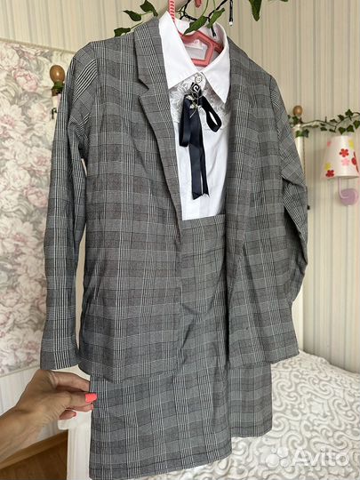 Костюм школьный для девочки 128