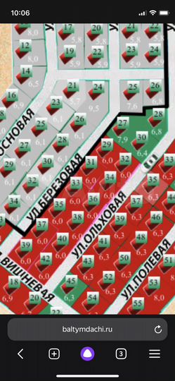 Участок 7,8 сот. (СНТ, ДНП)