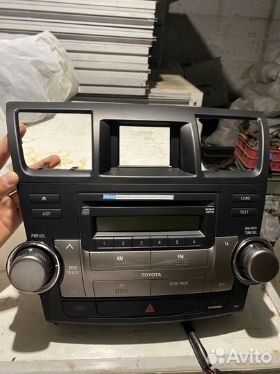 Магнитола toyota highlander