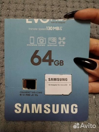 Карта microsd 64gb