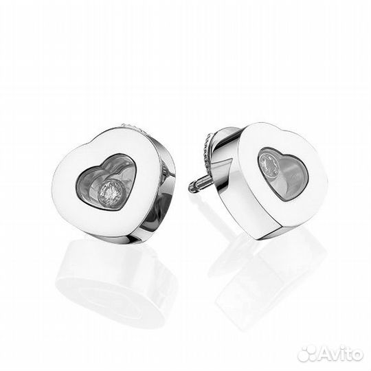 Серьги Chopard Happy Diamonds Hearts Earrings 8328