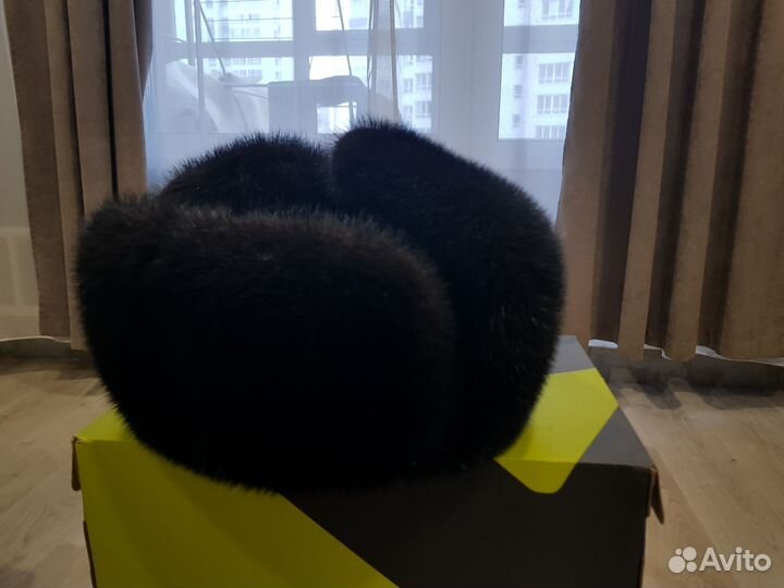 Норковая шапка мужская