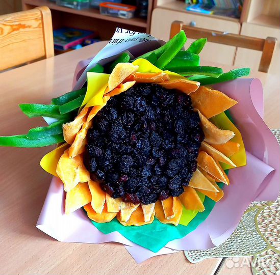 Букеты из сухофруктов. Вкусные букеты