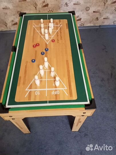 Настольный футбол бильярд теннис хоккей кегельбан