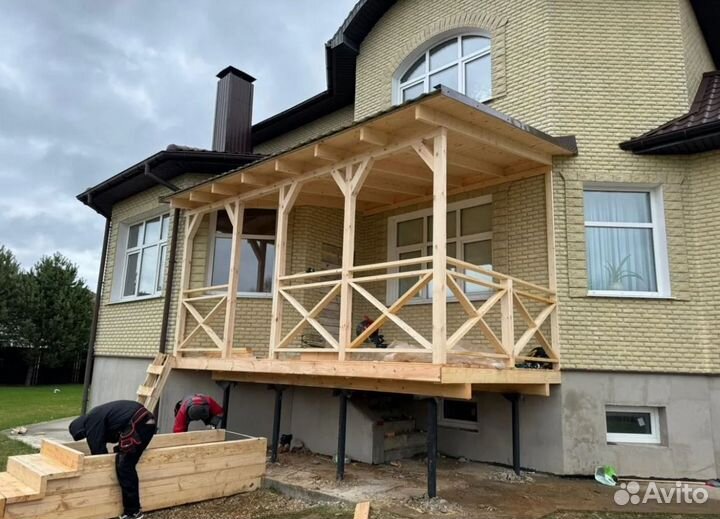 Пристройки, летние души, туалеты, веранды, террасы