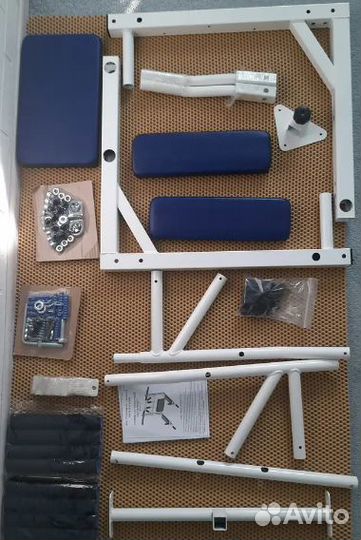 Турник с брусьями прессом 3в1 Мультихват на стену