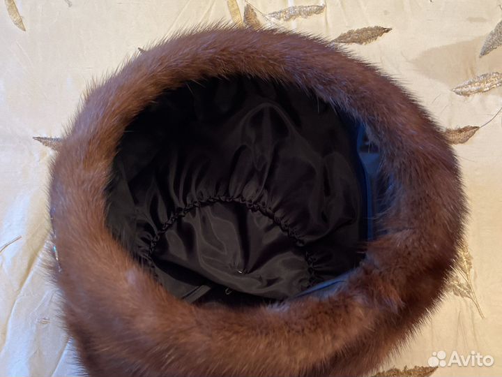 Шапка норковая женская бу