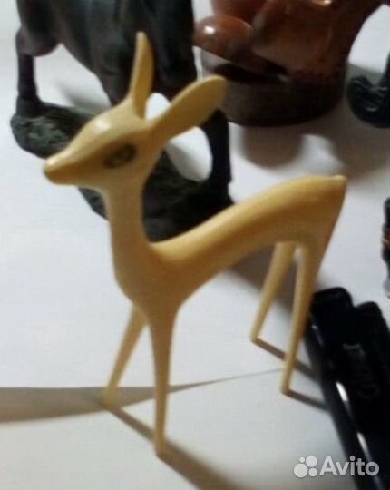 Статуэтка колкий пластик СССР оленёнок