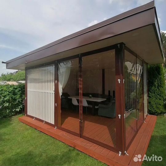 Мягкие окна пвх для веранд и беседок