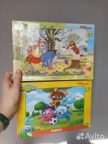 Новые детские пазлы 2 шт