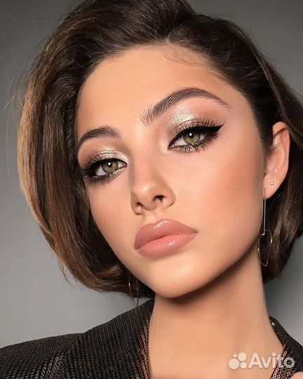 Макияж/Визажист/Платок на никах/Локоны/Причёска