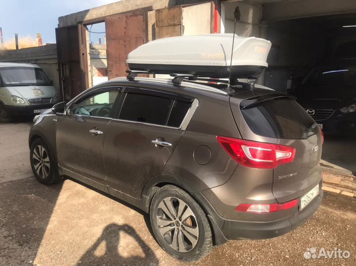Бокс на крышу Киа Спортейдж 3 аэро