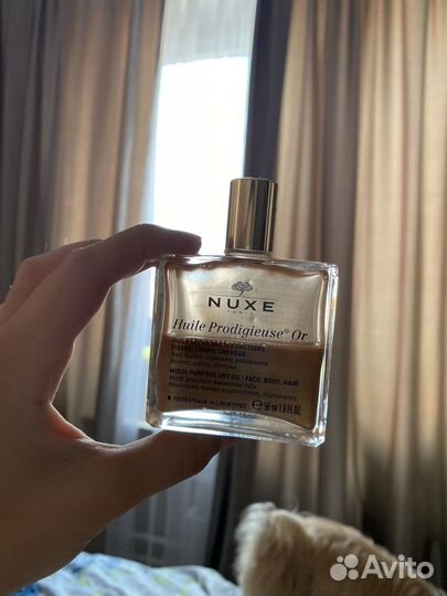Масло шиммер nuxe