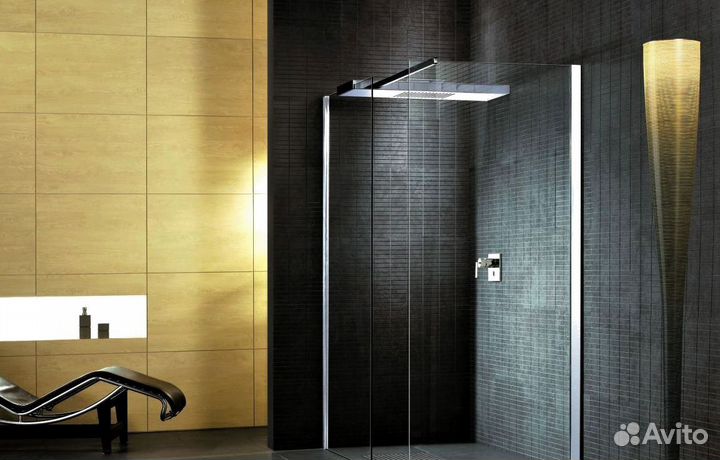 Стеклянные душевые перегородки