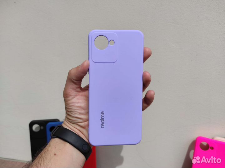 Чехол Silicon Cover realme С30 новый
