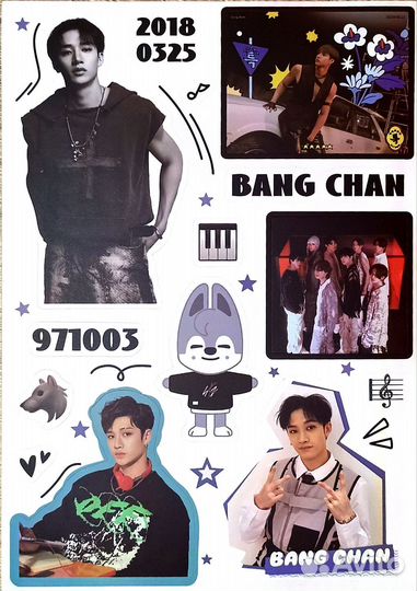 Наклейки стикеры Stray Kids