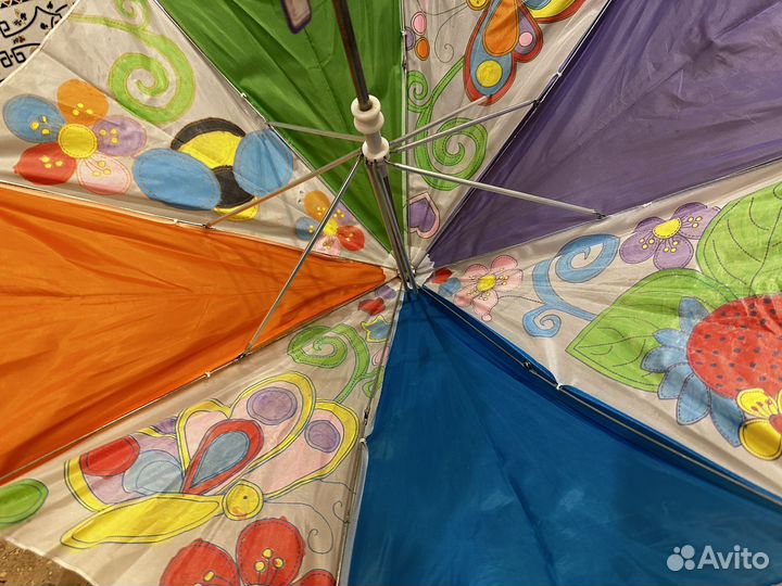 Детский зонт 60 см рисунки бу брак спицы