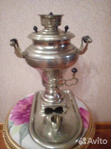 Самовар электрический латунный