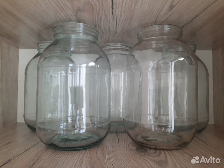 Стеклянные банки 3л; 2л; 1л; 0,7л; 0,5л