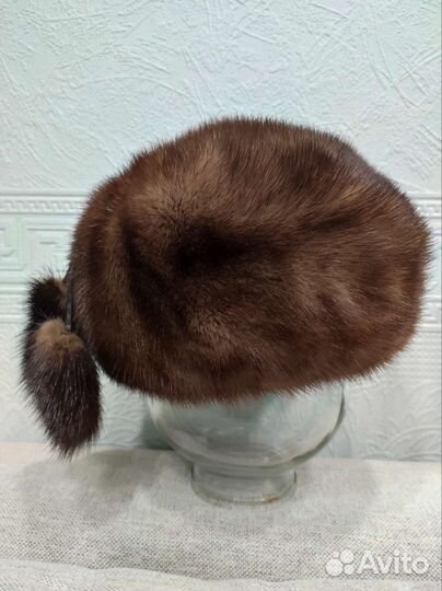 Шапка норковая женская