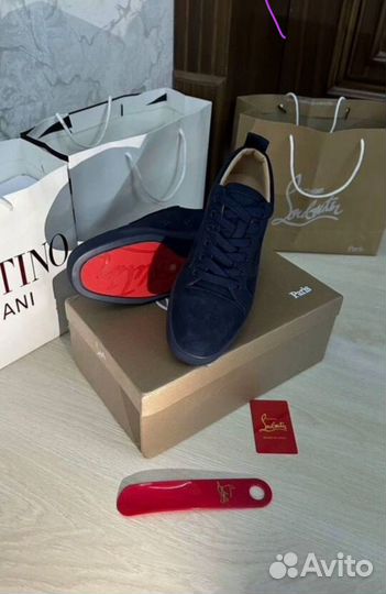 Кеды Christian Louboutin Blue