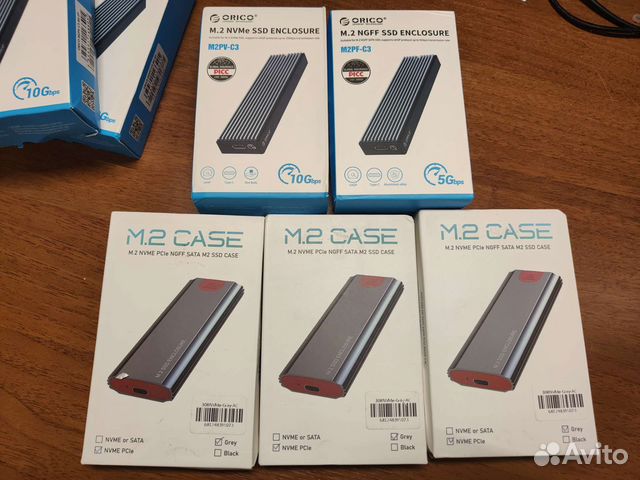 Корпуса для Ssd m2, nvme и SATA