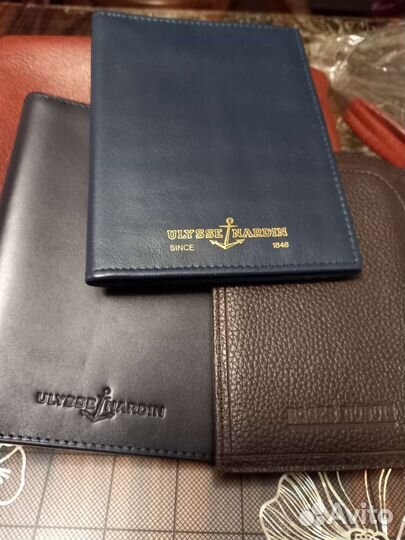 Кожанные обложки к документам от часов