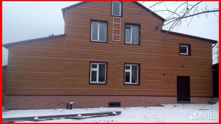 Фасад дома из сайдинга