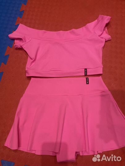 Купальник шорты юбка новый