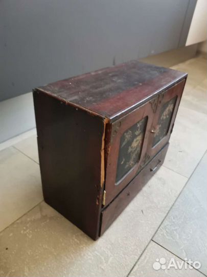 Антикварная шкатулка - ларец