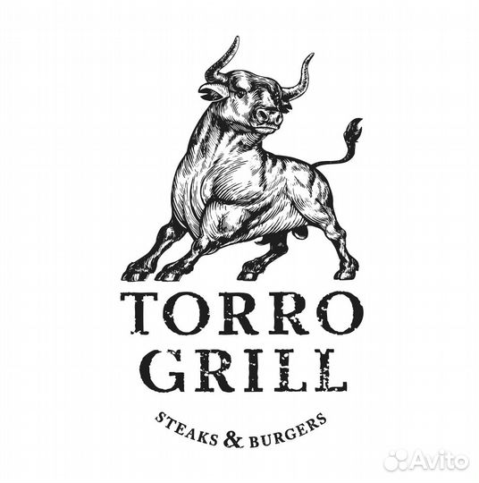 Официант в сетевой ресторан torro grill