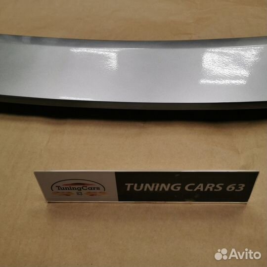 Лип спойлер крышки багажника - KIA Spectra Серебро