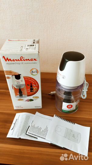 Блендер измельчитель moulinex