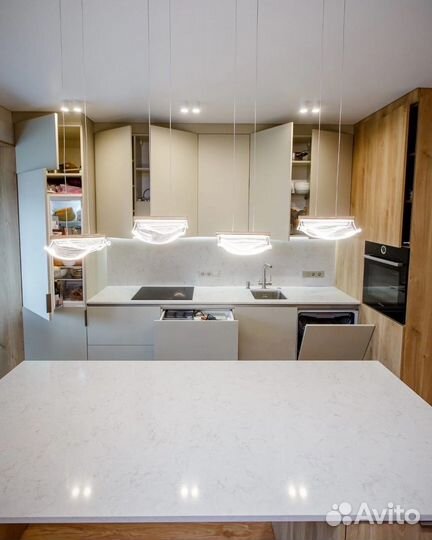 Кухня Г-образная под Ключ