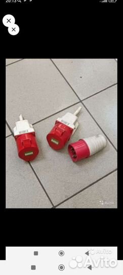 Электроарматура : Розетка и вилка на 380на5