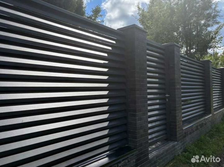 Забор жалюзи