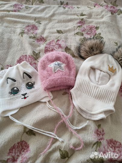Шапка для девочки 48 50