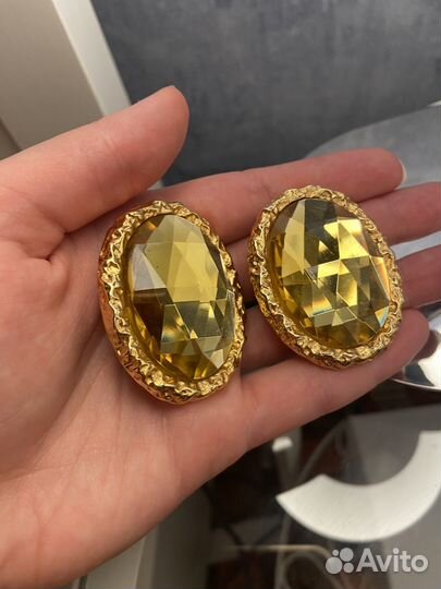 Винтажные клипсы Escada Margaretha Ley