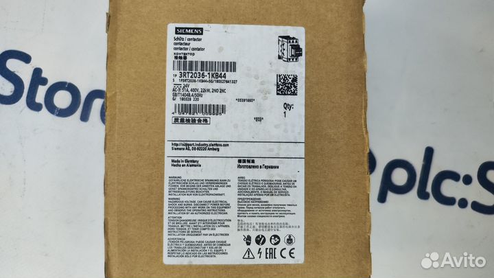 Siemens 3RT2036-1KB44 вместе с 3RH2911-1HA11
