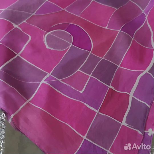 Красивый винтажный платок Батик