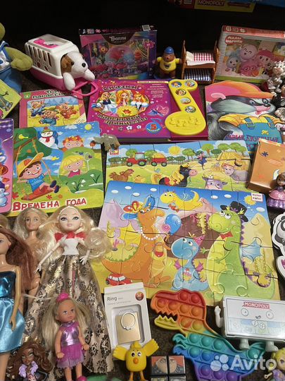 Игрушки пакетом для девочки