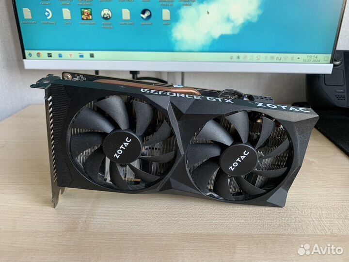 Видеокарта Zotac GTX 1660 Super 6gb + гарантия