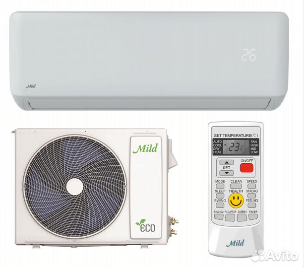 Сплит-система mild плюс установка. Рассрочка