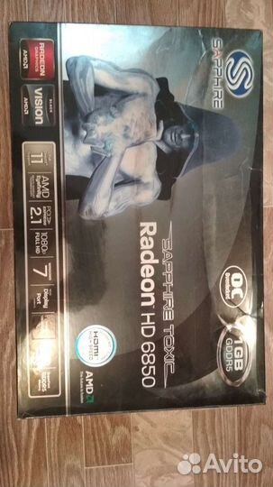 Видеокарта Radeon HD 6850 Toxic 1gb