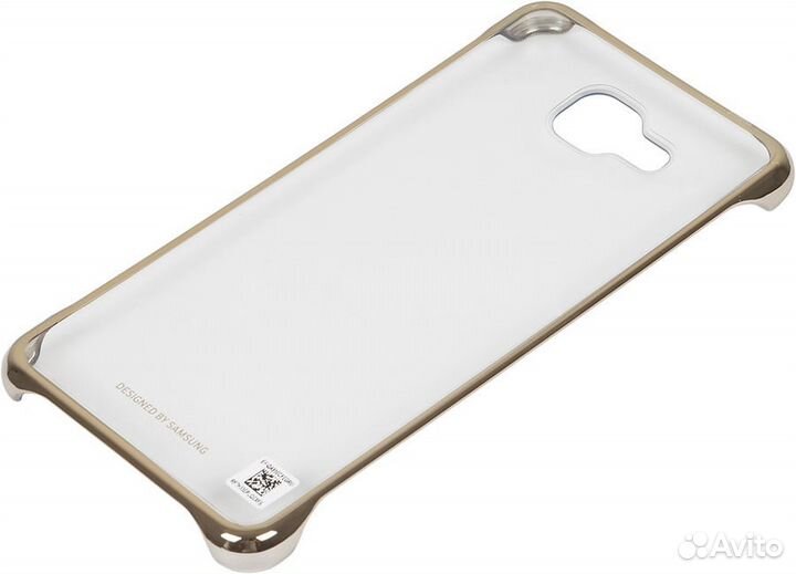 Клип-кейсClear Cover для samsung A5 (2016) золотой