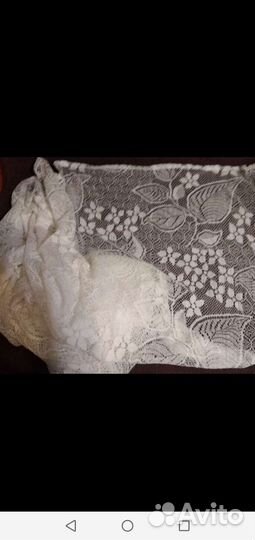 Тюль 5шт, полотенца, наволочка