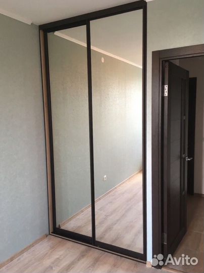 Зеркальные двери на заказ шк-140